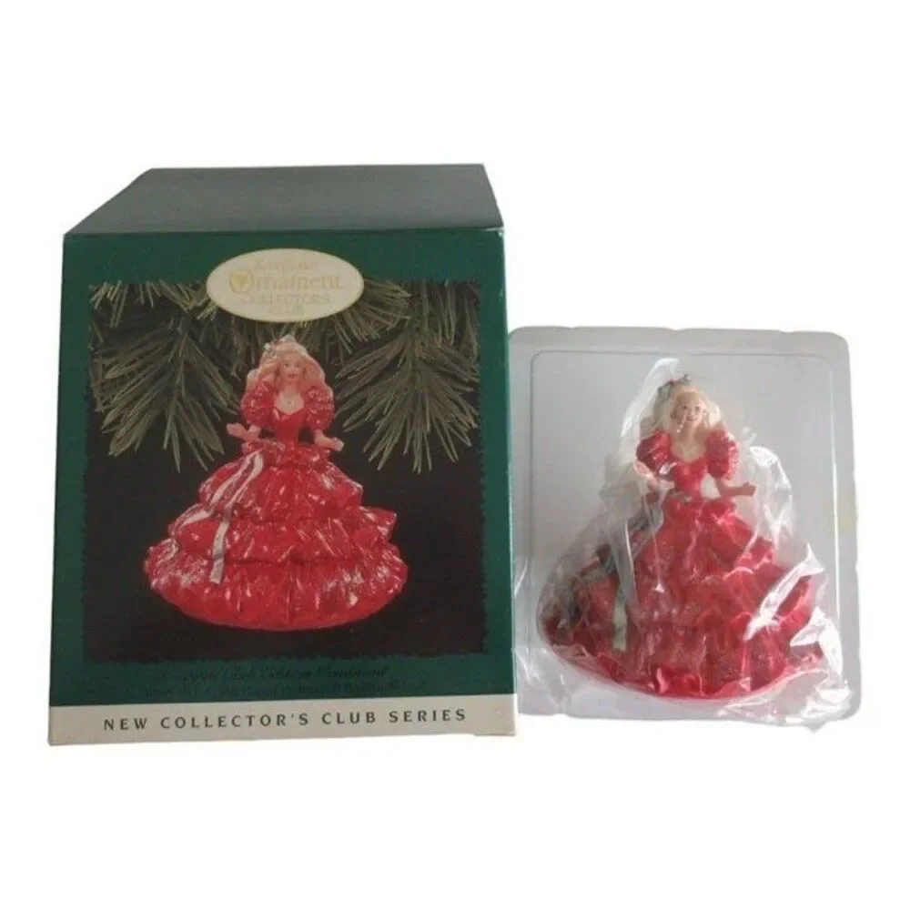Barbie Hallmark Keepsake Ornament Collector’s Club Series – Lot of 5